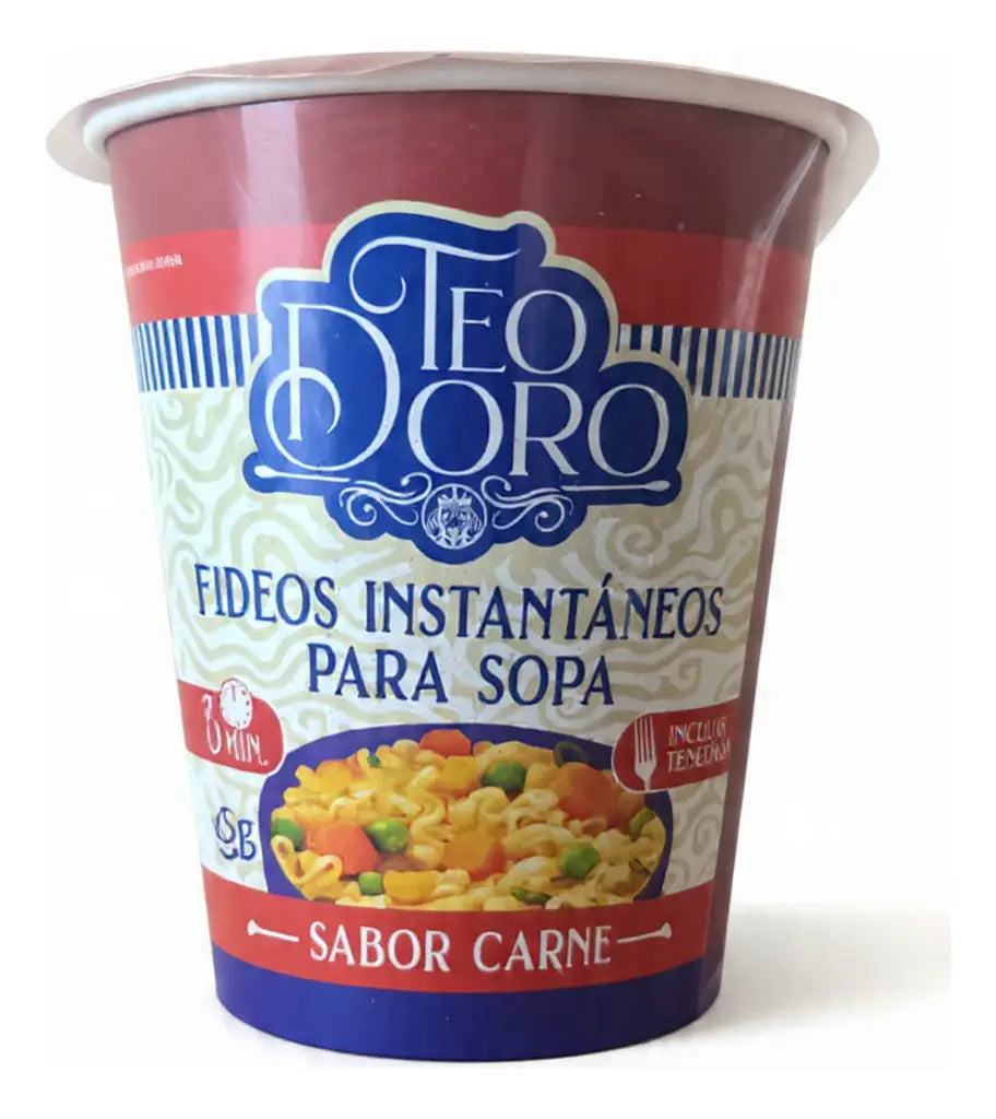 Sopa Instantánea Teodoro Sabor Carne 65 g.