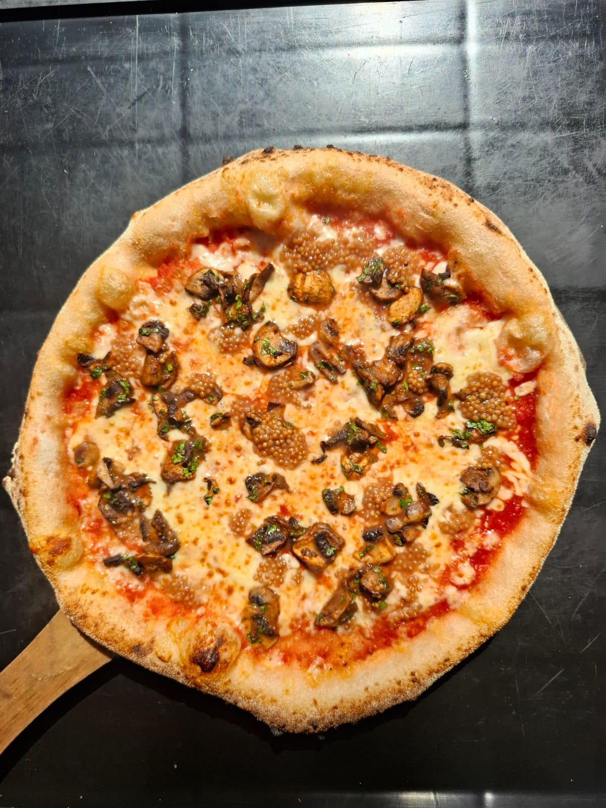 PIZZA Sabor Funghi Mostaza - Maestro de la Pizza