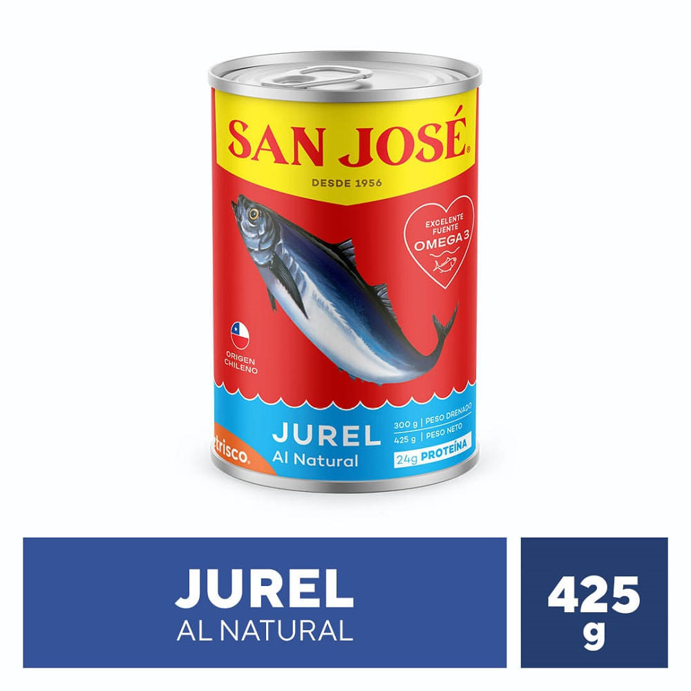 Jurel San José al natural lata 425 Gr.