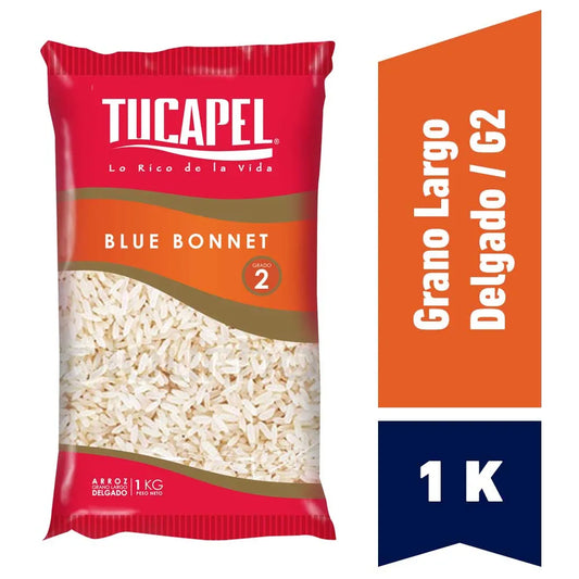 Arroz Tucapel Blue Bonnet Grado 2 - 1 Kg
