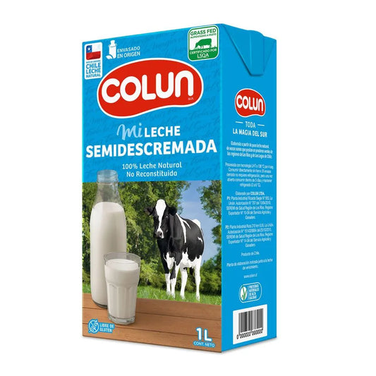 Leche Colun Semidescremada 1 Lt.