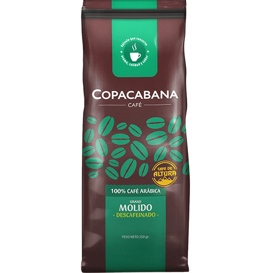 Café Molido Copacabana Descafeinado 250 g