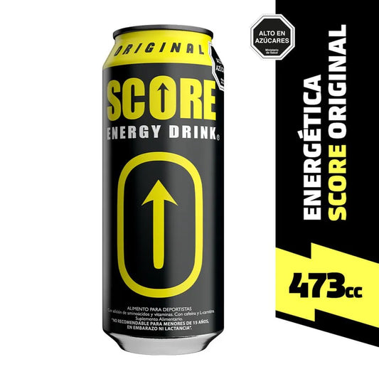 Bebida Energética Score Original Lata 473 cc
