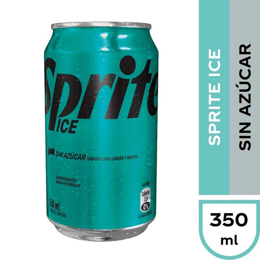 Bebida Sprite Ice Sin Azúcar 350 ml
