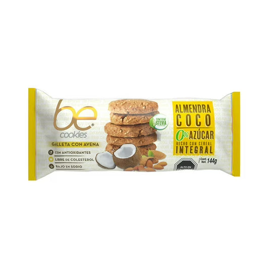 Galletas de avena almendra coco sin azúcar 144 g