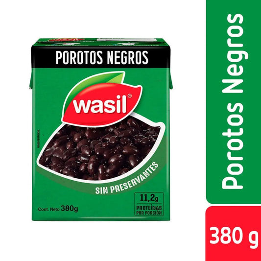 Porotos Negros Wasil 380 gr.