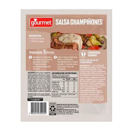 Salsa de Champiñones Gourmet Sobre 30 g