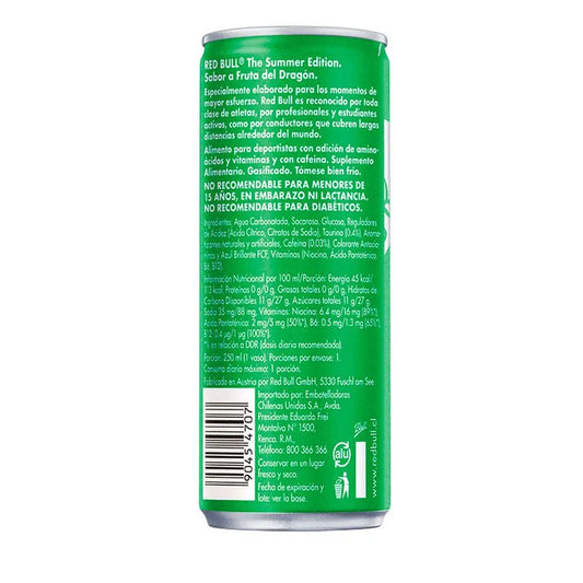 Bebida Energética Red Bull Fruta del Dragón 250 ml