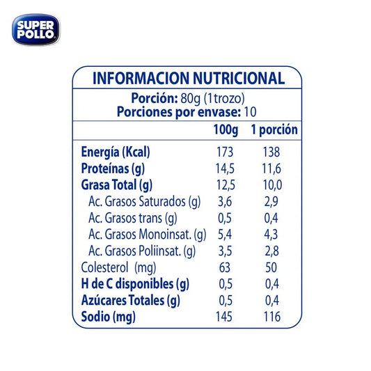 Tuto Corto Super Pollo 800 g