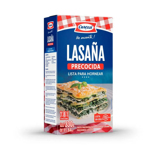 Lasaña Precocida Carozzi Estuche 330 g