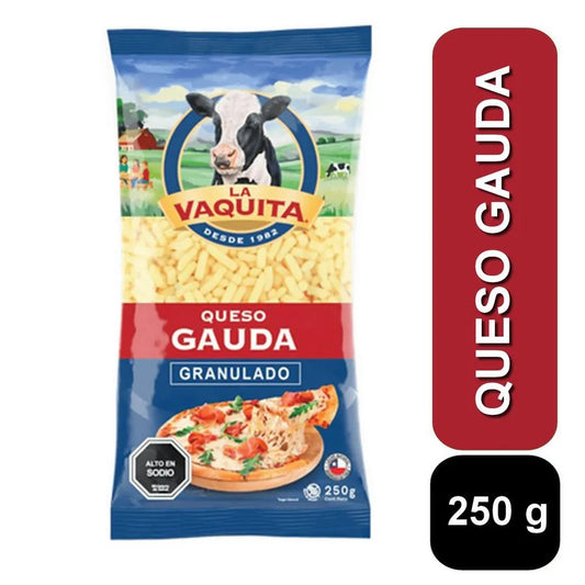 Queso Gauda La Vaquita Envasado Granulado 250 g