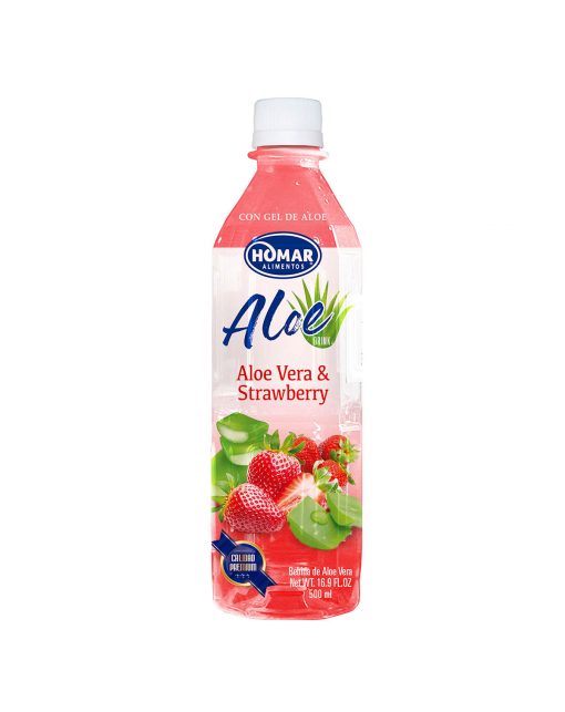 Jugo Aloe Vera Homar Frutilla 500 ml