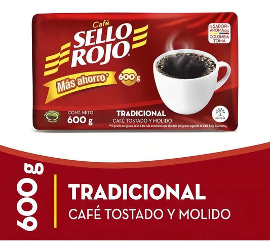 Cafe Sello Rojo 600 Gr.