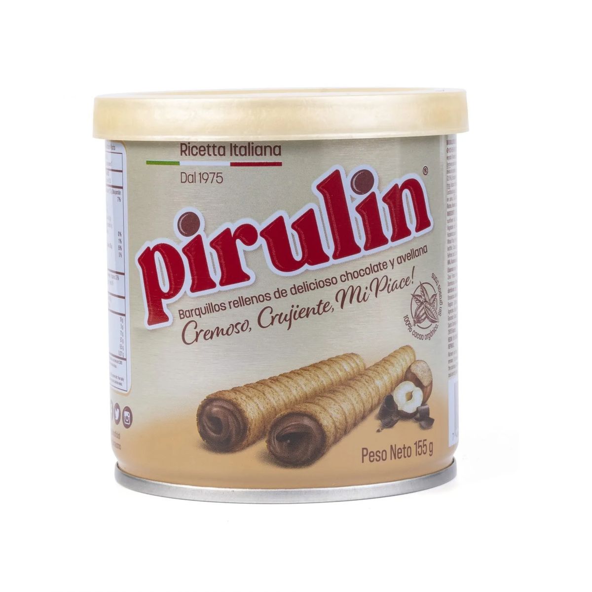 Pirulin Chocolate Lata 155 gr.