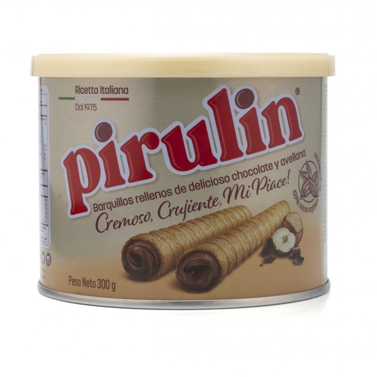 Pirulin Chocolate Lata 300gr.