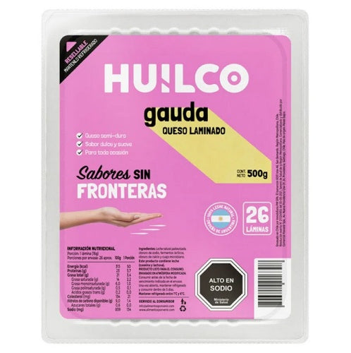 Queso Gauda Laminado Huilco 500 Gr.